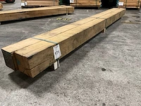 Europees eiken balken 150x150 mm (2x)