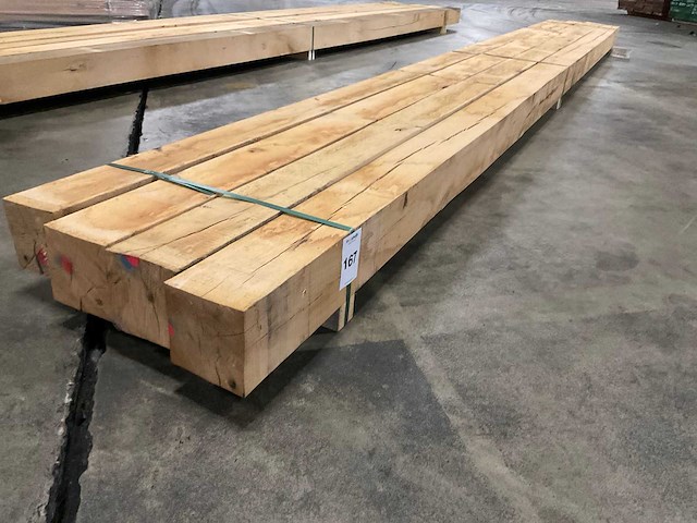 Europees eiken balken 150x150 mm (4x) - afbeelding 1 van  5