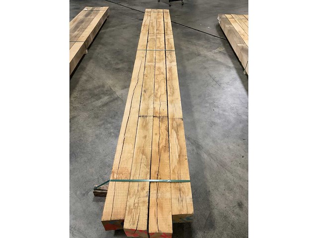 Europees eiken balken 150x150 mm (4x) - afbeelding 5 van  5