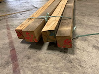 Europees eiken balken 150x150 mm (4x) - afbeelding 3 van  4