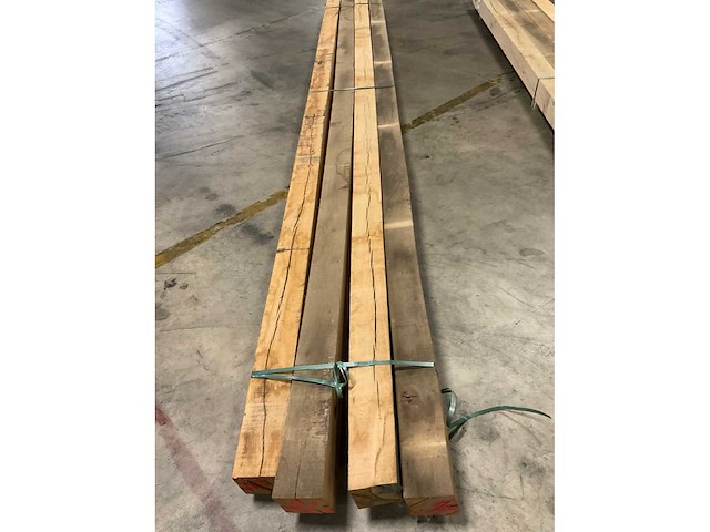 Europees eiken balken 150x150 mm (4x) - afbeelding 4 van  4