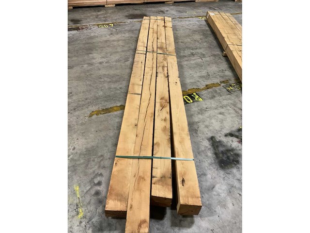 Europees eiken balken 150x150 mm (4x) - afbeelding 5 van  5