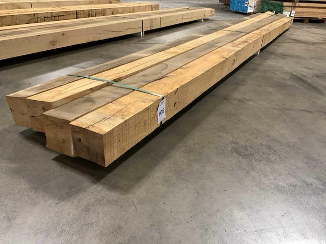 Europees eiken balken 150x150 mm (4x) - afbeelding 1 van  5