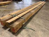 Europees eiken balken 150x150 mm (4x) - afbeelding 3 van  5