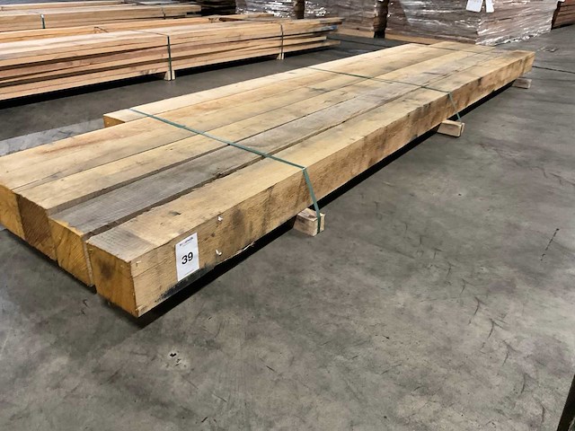 Europees eiken balken 150x150 mm (6x) - afbeelding 1 van  4