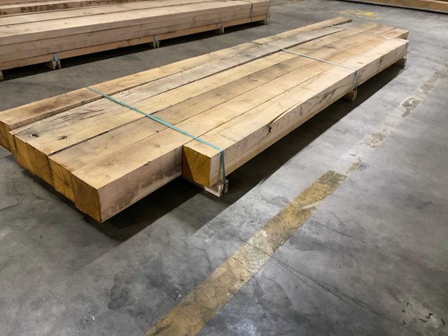 Europees eiken balken 150x150 mm (6x) - afbeelding 2 van  4