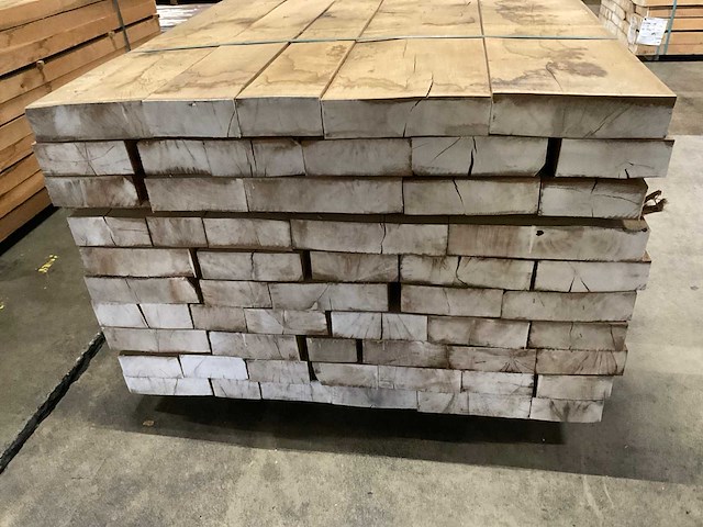 Europees eiken balken 65 mm ca. 1,593 m³ - afbeelding 2 van  5