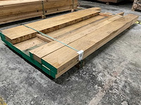 Europees eiken balken geschaafd 60 mm ca. 0,235 m³