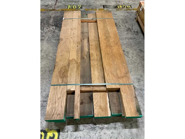 Europees eiken balken geschaafd 60 mm ca. 0,235 m³ - afbeelding 5 van  5