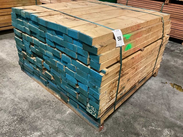 Europees eiken planken 40 mm ca. 0,522 m³ - afbeelding 1 van  5
