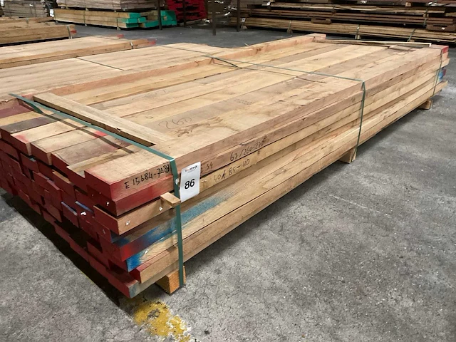 Europees eiken planken 40 mm ca. 0,707 m³ - afbeelding 1 van  5
