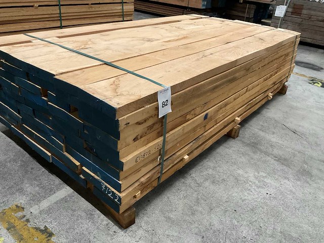 Europees eiken planken 40 mm ca. 0,770 m³ - afbeelding 1 van  5