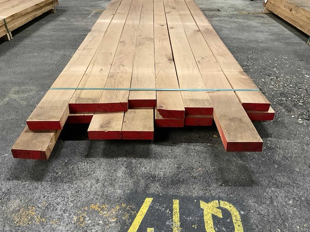 Europees eiken planken 40 mm geschaafd ca. 0,184 m³ - afbeelding 4 van  5