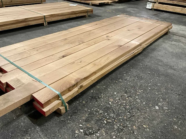 Europees eiken planken 40 mm geschaafd ca. 0,184 m³ - afbeelding 2 van  5