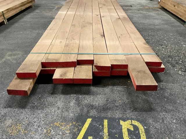 Europees eiken planken 40 mm geschaafd ca. 0,184 m³ - afbeelding 4 van  5