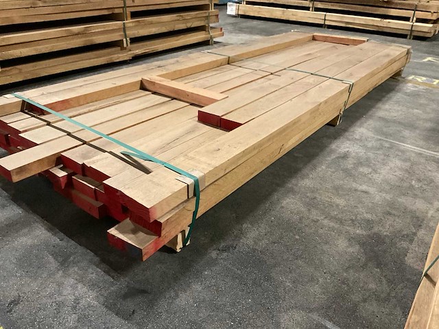 Europees eiken planken 40 mm geschaafd ca. 0,296 m³ - afbeelding 2 van  3