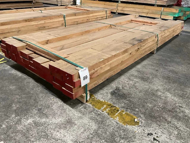 Europees eiken planken 40 mm geschaafd ca. 0,296 m³ - afbeelding 1 van  5