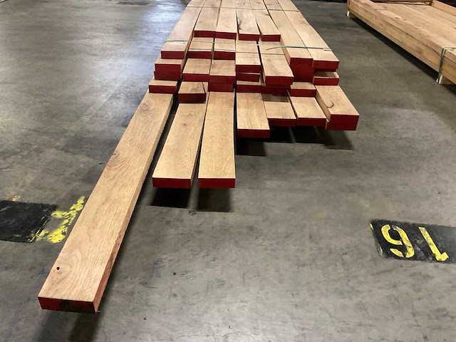 Europees eiken planken 40 mm geschaafd ca. 0,458 m³ - afbeelding 3 van  4