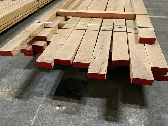 Europees eiken planken 40x100 mm geschaafd ca. 0,428 m³ - afbeelding 4 van  5