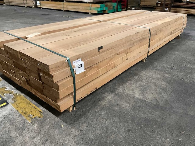 Europees eiken planken 48 mm geschaafd ca. 0,744 m³ - afbeelding 1 van  3