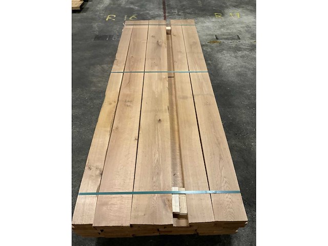 Europees eiken planken 48 mm geschaafd ca. 0,744 m³ - afbeelding 3 van  3