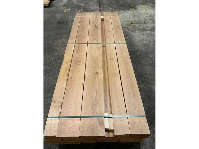 Europees eiken planken 48 mm geschaafd ca. 0,744 m³ - afbeelding 3 van  3