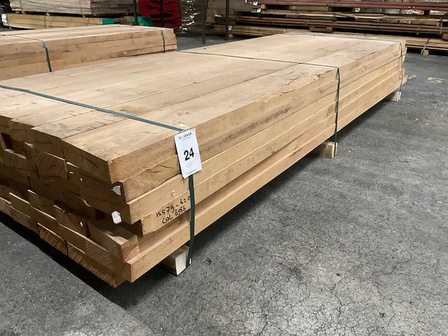 Europees eiken planken 48 mm geschaafd ca. 0,792 m³ - afbeelding 1 van  5