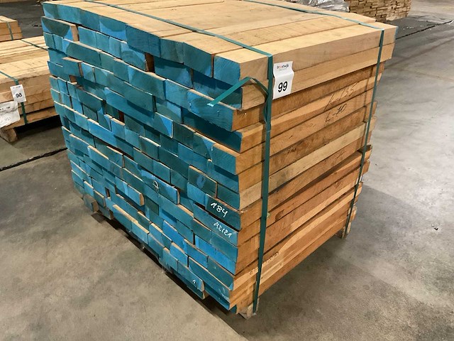 Europees eiken planken 52 mm ca. 0,578 m³ - afbeelding 1 van  5