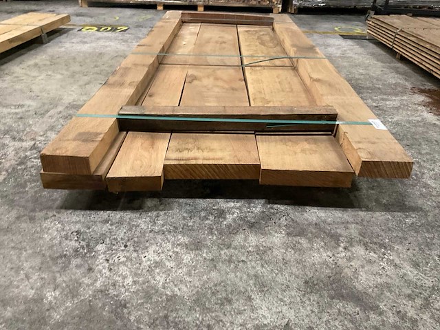 Europees eiken planken 52 mm voorgeschaafd ca. 0,126 m³ - afbeelding 2 van  3