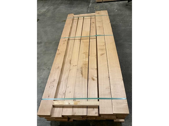 Europees eiken planken geschaafd 48 mm ca. 0,816 m³ - afbeelding 5 van  5