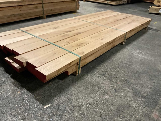 Europees eiken planken voorgeschaafd 40x110 mm (24x) - afbeelding 3 van  5