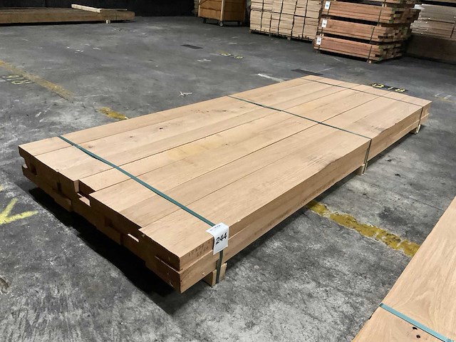 Europees eiken planken voorgeschaafd 50 mm ca. 0,458 m³ - afbeelding 1 van  4