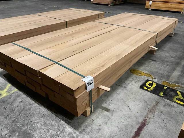 Europees eiken planken voorgeschaafd 50 mm ca. 0,513 m³ - afbeelding 1 van  5