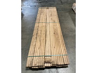 Europees eiken rhombus profiel geveldelen 25x130 mm (20x) - afbeelding 3 van  3