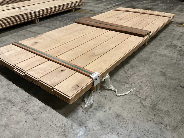 Europees eiken vellingdelen 15x140 mm (28x) - afbeelding 1 van  6