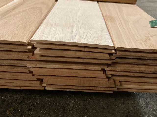 Europees eiken vellingdelen 15x140 mm (49x) - afbeelding 4 van  5
