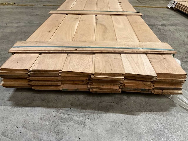 Europees eiken vellingdelen 15x150 mm (48x) - afbeelding 2 van  3