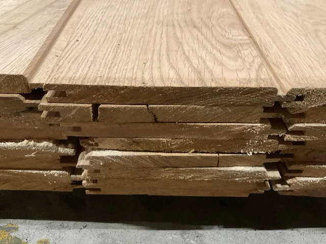 Europees eiken vellingdelen 15x150 mm (48x) - afbeelding 6 van  6