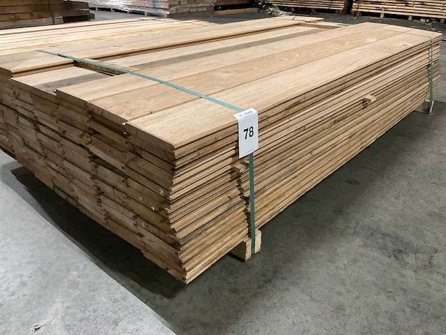 Europees eiken vellingdelen 20x140 mm (108x) - afbeelding 1 van  6