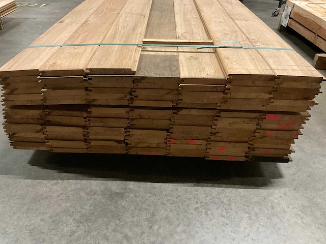 Europees eiken vellingdelen 20x140 mm (108x) - afbeelding 4 van  6