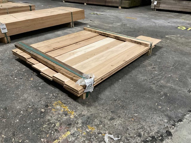 Europees eiken vellingdelen 20x140 mm (18x) - afbeelding 1 van  6