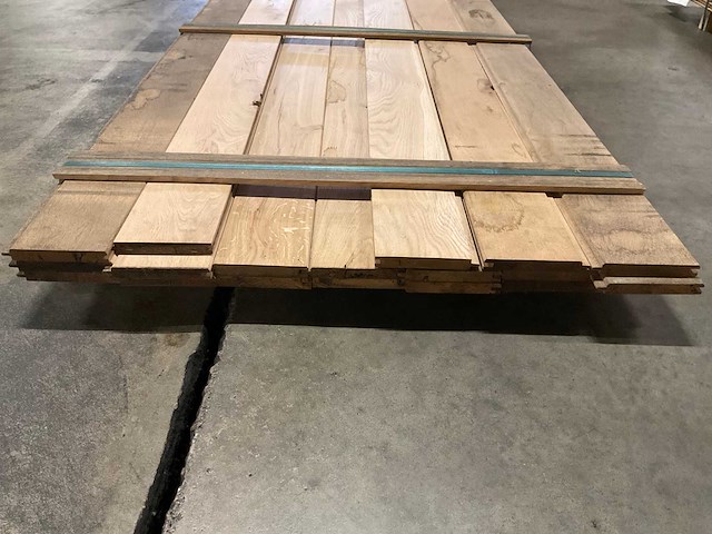 Europees eiken vellingdelen 20x140 mm (19x) - afbeelding 4 van  5