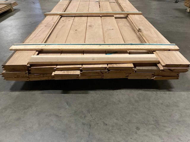 Europees eiken vellingdelen 20x140 mm (29x) - afbeelding 1 van  2