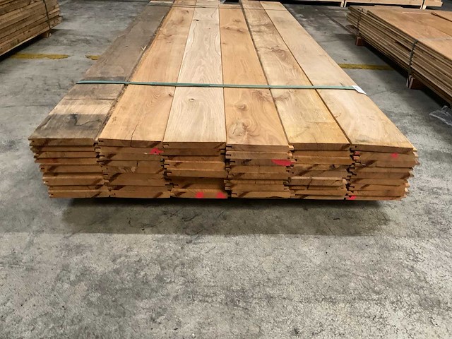 Europees eiken vellingdelen 20x160 mm (54x) - afbeelding 1 van  5