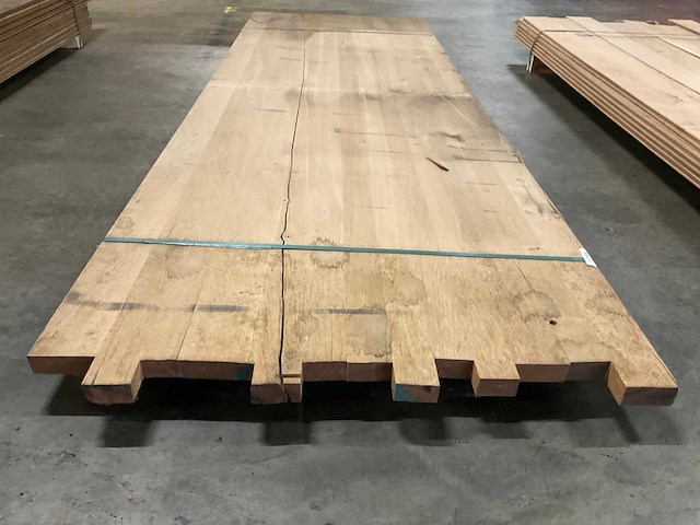 Europees eiken verlijmde paneel 40x1000 mm - afbeelding 2 van  3