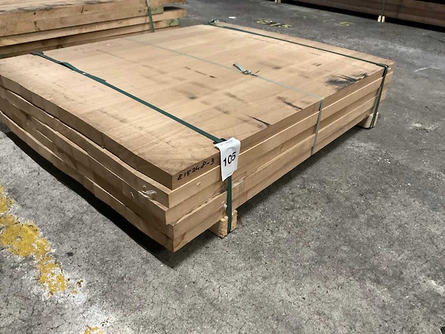 Europees eiken verlijmde panelen 40x1000 mm (5x) - afbeelding 1 van  3