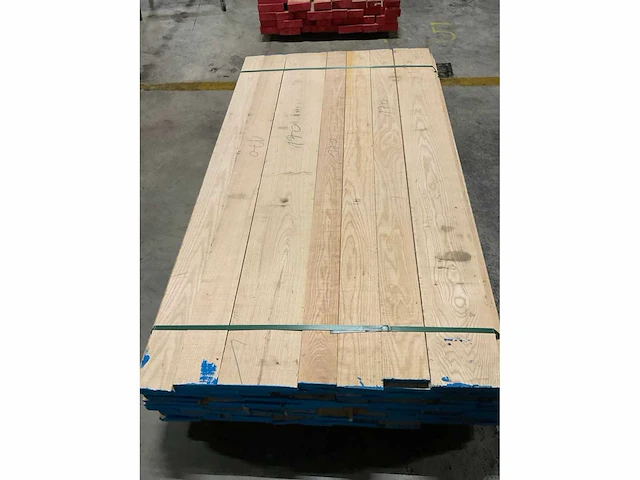 Europees essen planken 27 mm ca. 0,553 m³ - afbeelding 5 van  5