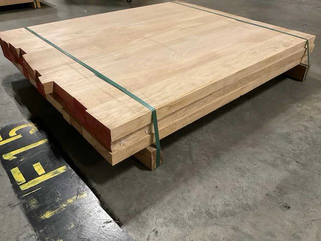 Europes eiken panelen 40x1000x1200 mm verlijmd en voorgeschuurd (3x) - afbeelding 3 van  5
