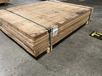Europes eiken panelen 40x1000x1260 mm verlijmd en voorgeschuurd (5x)