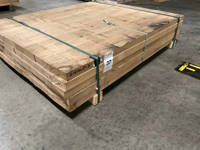 Europes eiken panelen 40x1000x1260 mm verlijmd en voorgeschuurd (5x) - afbeelding 1 van  5